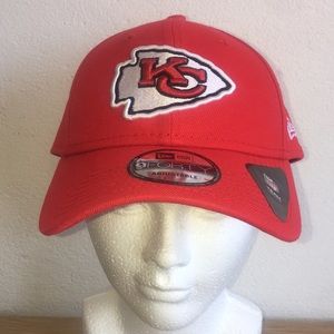 New Kansas City Chiefs Hat New Era 9Forty Adjustable Strap Back Red
